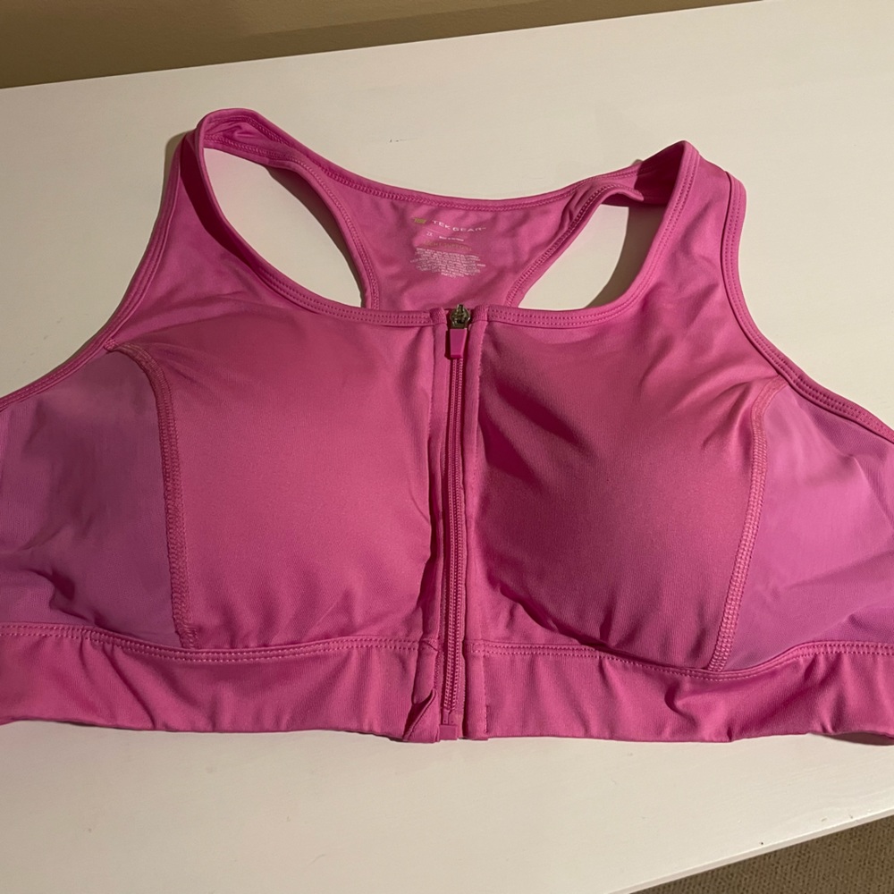 Tek Gear Plus Size Zip Up Sport Bra